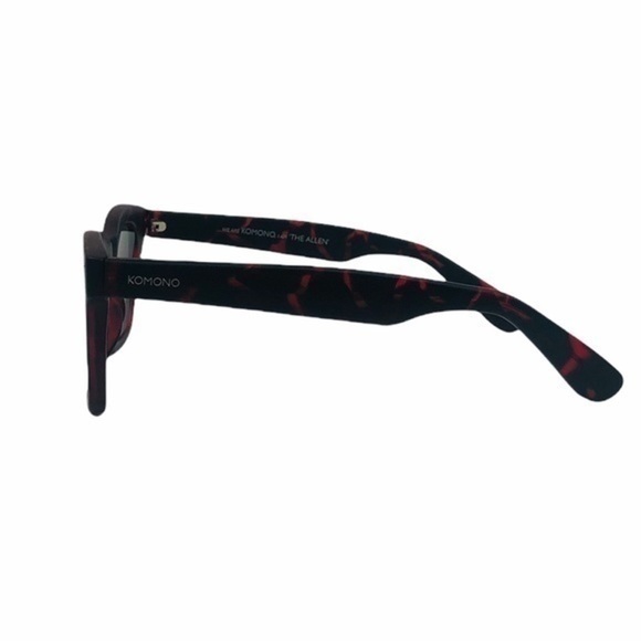 New KOMONO Allen Matte Beetroot Tortoise Sunglasses main image 8